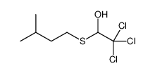 2,2,2-trichloro-1-(3-methylbutylsulfanyl)ethanol Structure