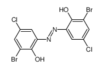 6,6'-dibromo-4,4'-dichloro-2,2'-azo-di-phenol Structure