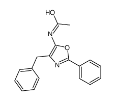 N-(4-benzyl-2-phenyl-1,3-oxazol-5-yl)acetamide Structure