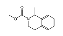 methyl 1-methyl-3,4-dihydro-1H-isoquinoline-2-carboxylate结构式