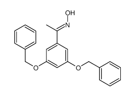 N-[1-[3,5-bis(phenylmethoxy)phenyl]ethylidene]hydroxylamine结构式