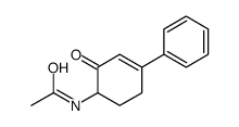 N-(2-oxo-4-phenylcyclohex-3-en-1-yl)acetamide结构式