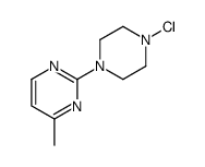 2-(4-chloropiperazin-1-yl)-4-methylpyrimidine结构式