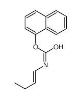 naphthalen-1-yl N-but-1-enylcarbamate结构式