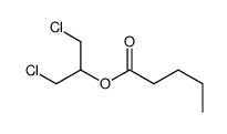 1,3-dichloropropan-2-yl pentanoate结构式