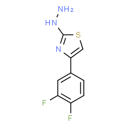 4-(3,4-DIFLUOROPHENYL)-2(3H)-THIAZOLONE HYDRAZONE structure