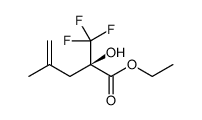 (2R)-2-(Ethoxycarbonyl)-1,1,1-trifluoro-4-methylpent-4-en-2-ol Structure