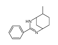 6-methyl-3-phenyl-2,4-diazabicyclo[3.3.1]non-3-ene结构式