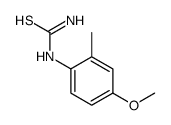 (4-methoxy-2-methylphenyl)thiourea结构式