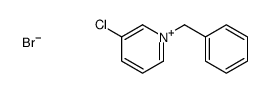 1-benzyl-3-chloropyridin-1-ium,bromide Structure