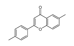 6-methyl-2-(4-methylphenyl)chromen-4-one Structure