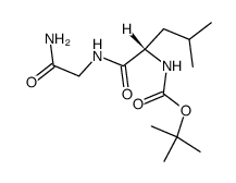 Boc-Leu-Gly-NH2结构式