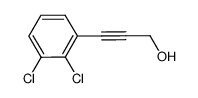 3-(2,3-dichlorophenyl)-prop-2-yn-1-ol结构式