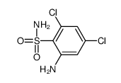 2-amino-4,6-dichlorobenzenesulfonamide结构式