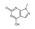 7-methyl-2-oxido-1H-pyrazolo[3,4-d]triazin-2-ium-4-one Structure