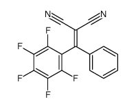 2-[(2,3,4,5,6-pentafluorophenyl)-phenylmethylidene]propanedinitrile Structure