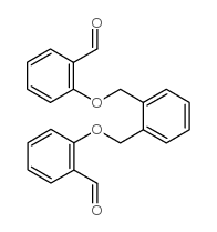 1,2-Phenylenebis(methylenoxy-2-benzaldehyde) Structure