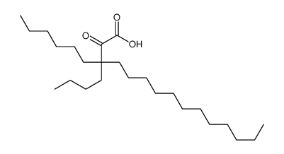 3-butyl-3-hexyl-2-oxopentadecanoic acid Structure