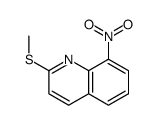 2-methylsulfanyl-8-nitroquinoline结构式