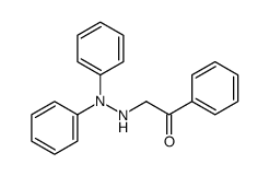 2-(2,2-diphenylhydrazinyl)-1-phenylethanone结构式