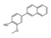 2-methoxy-4-naphthalen-2-ylphenol结构式