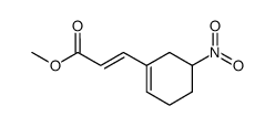 methyl (E)-3-(5-nitrocyclohex-1-en-1-yl)acrylate Structure