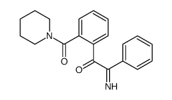 2-imino-2-phenyl-1-[2-(piperidine-1-carbonyl)phenyl]ethanone Structure