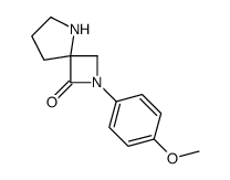 (4S)-2-(4-Methoxyphenyl)-2,5-diazaspiro[3.4]octan-1-one Structure