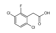 Benzeneacetic acid, 3,6-dichloro-2-fluoro Structure
