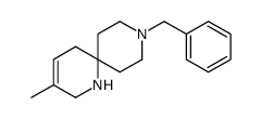 9-benzyl-3-methyl-1,9-diazaspiro[5.5]undec-3-ene结构式