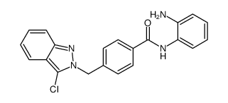 N-(2-aminophenyl)-4-[(3-chloroindazol-2-yl)methyl]benzamide Structure