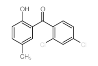 (2,4-dichlorophenyl)-(2-hydroxy-5-methyl-phenyl)methanone Structure