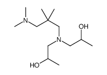 1-[[3-(dimethylamino)-2,2-dimethylpropyl]-(2-hydroxypropyl)amino]propan-2-ol结构式