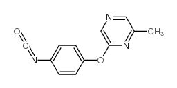 2-(4-isocyanatophenoxy)-6-methylpyrazine Structure
