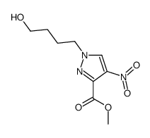 methyl 1-(4-hydroxybutyl)-4-nitropyrazole-3-carboxylate Structure