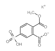 Benzoic acid,2-nitro-4-sulfo-, 1-methyl ester, potassium salt (1:1) picture