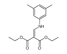 Propanedioic acid, 2-[[(3,5-dimethylphenyl)amino]methylene]-, 1,3-diethyl ester结构式
