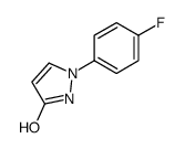 2-(4-fluorophenyl)-1H-pyrazol-5-one structure