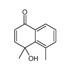 4-hydroxy-4,5-dimethylnaphthalen-1-one Structure