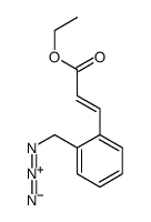 ethyl 3-[2-(azidomethyl)phenyl]prop-2-enoate Structure