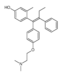 2-methyl-4-hydroxytamoxifen Structure