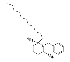 1-benzyl-2-undecylpiperidine-2,6-dicarbonitrile Structure