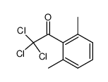 2,2,2-trichloro-1-(2,6-dimethyl-phenyl)-ethanone结构式