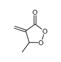 5-Methyl-4-methylene-3-oxo-1,2-dioxolane Structure