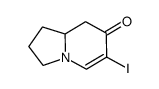6-iodo-2,3,8,8a-tetrahydroindolizin-7(1H)-one Structure