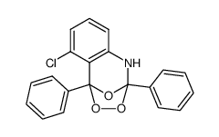 6-chloro-2,5-diphenyl-1,5-dihydro-2H-2,5-epioxido-benzo[e][1,2,4]dioxazepine结构式