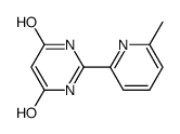 2-(6-methylpyridin-2-yl)pyrimidine-4,6-diol结构式