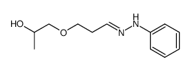 1-[3-(Phenyl-hydrazono)-propoxy]-propan-2-ol Structure