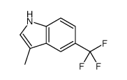 3-methyl-5-(trifluoromethyl)-1H-indole结构式