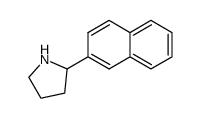 2-NAPHTHALEN-2-YL-PYRROLIDINE Structure